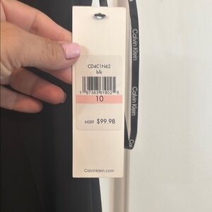 Calvin Klein Elegant Black Garment